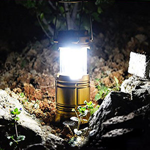 Illuminate Your Adventures with Our Solar Rechargeable Telescopic Camping Lantern