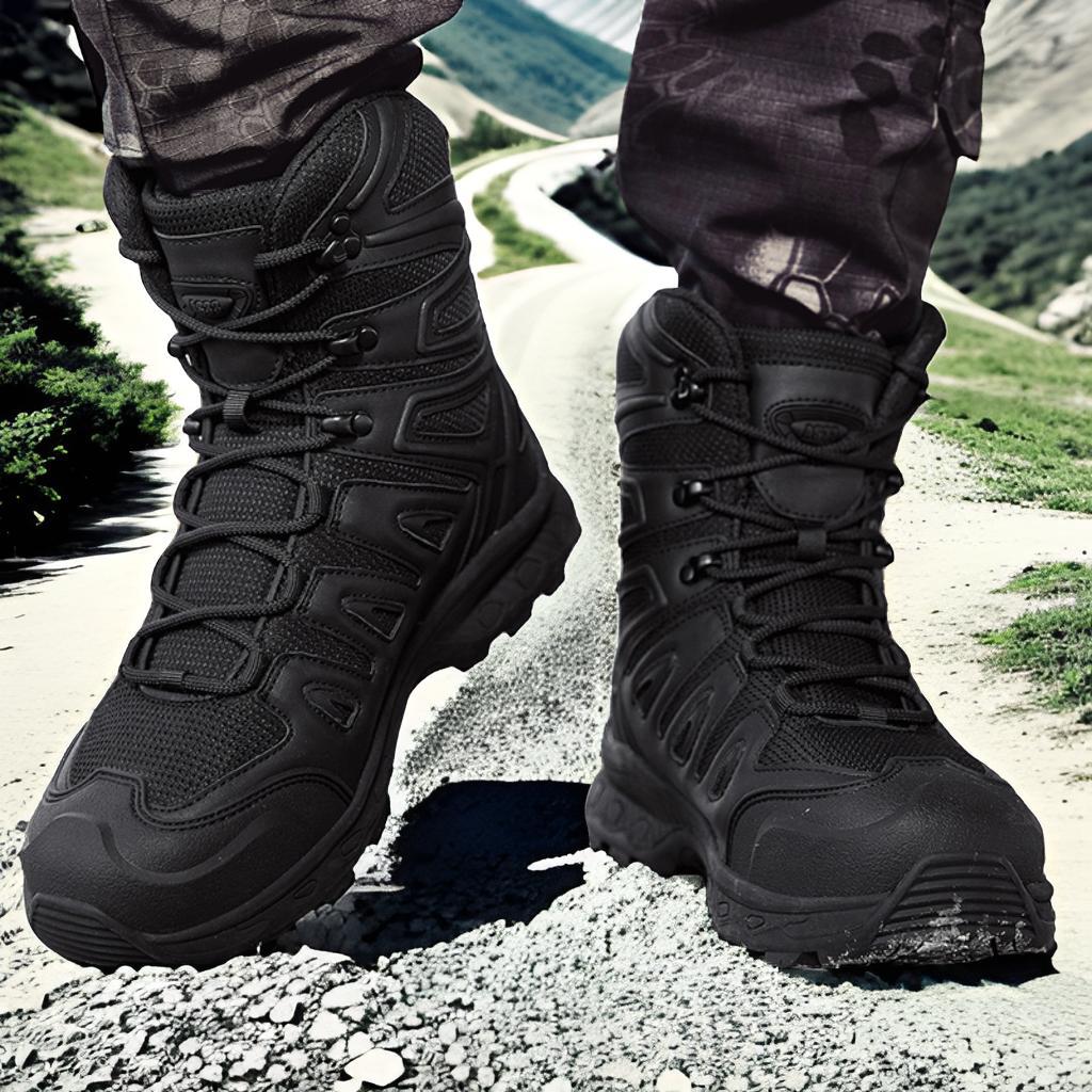 Men Plus Size Mid Top Hiking Boots
